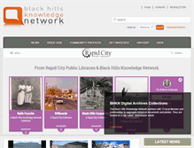 Tablet Screenshot of blackhillsknowledgenetwork.com